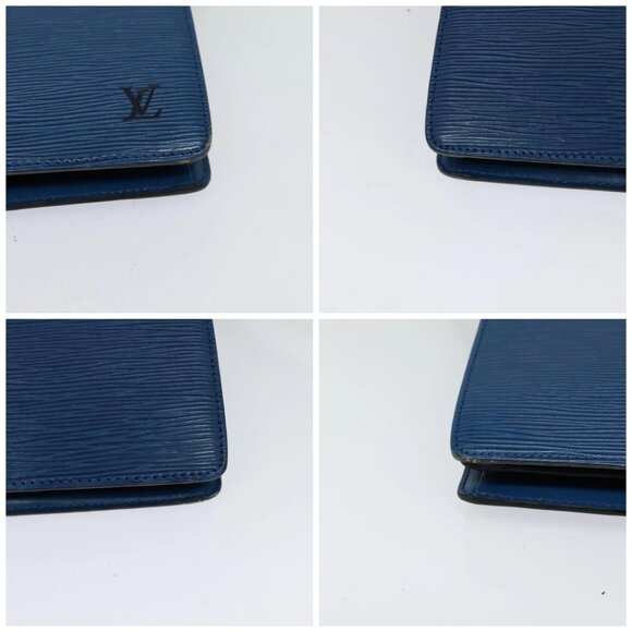 LOUIS VUITTON Epi Capuchin Shoulder Bag Blue M52345 LV Auth - Picture 14 of 15